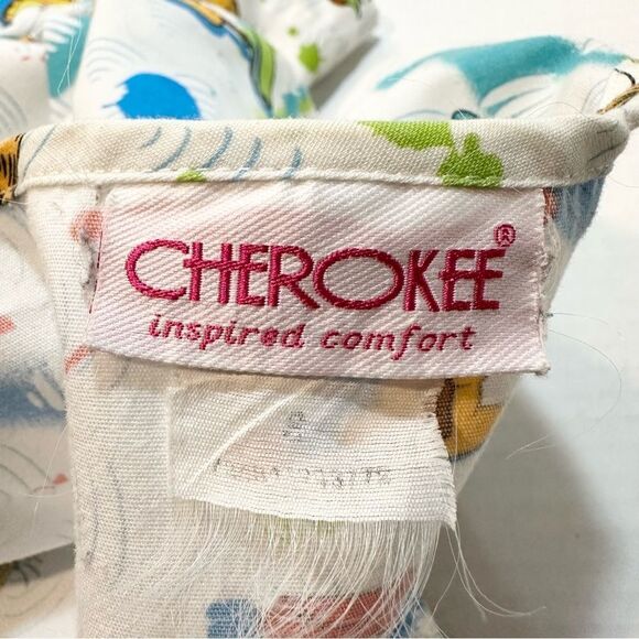 Vintage Garfield Scrub Jacket Cherokee Brand Painter Artist Cartoon Size S - Picture 9 of 13